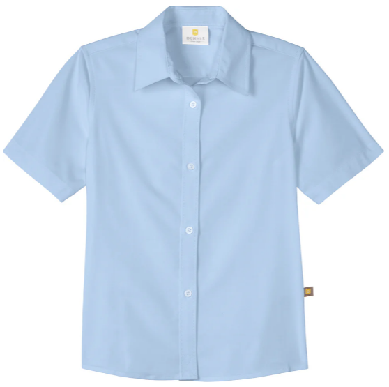 Short Sleeve Oxford Shirt (Feminine Fit)