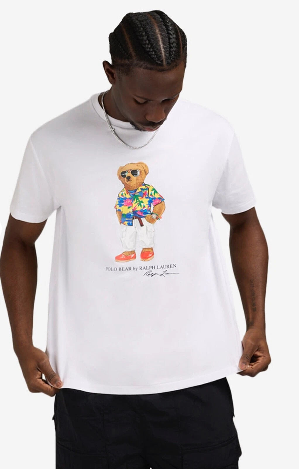 White Beach Club Bear T-Shirt