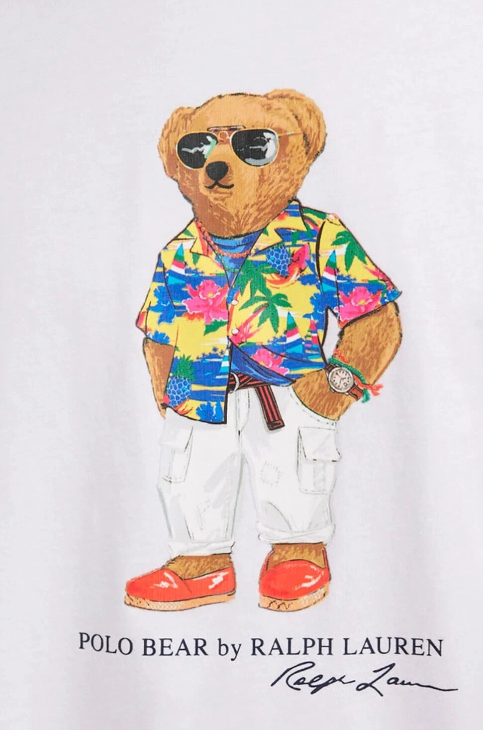 White Beach Club Bear T-Shirt