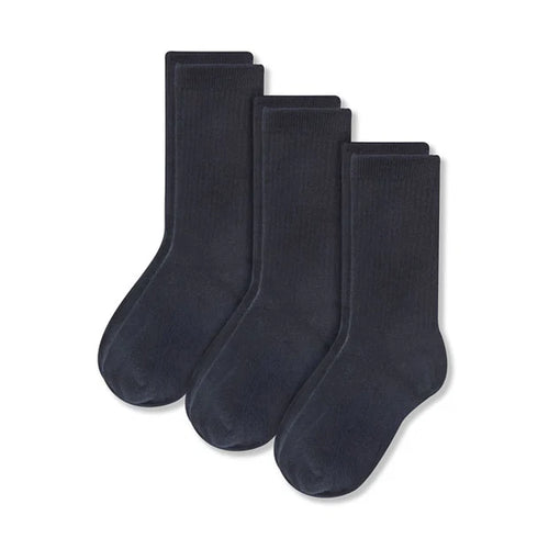 Cotton Knit Crew Socks